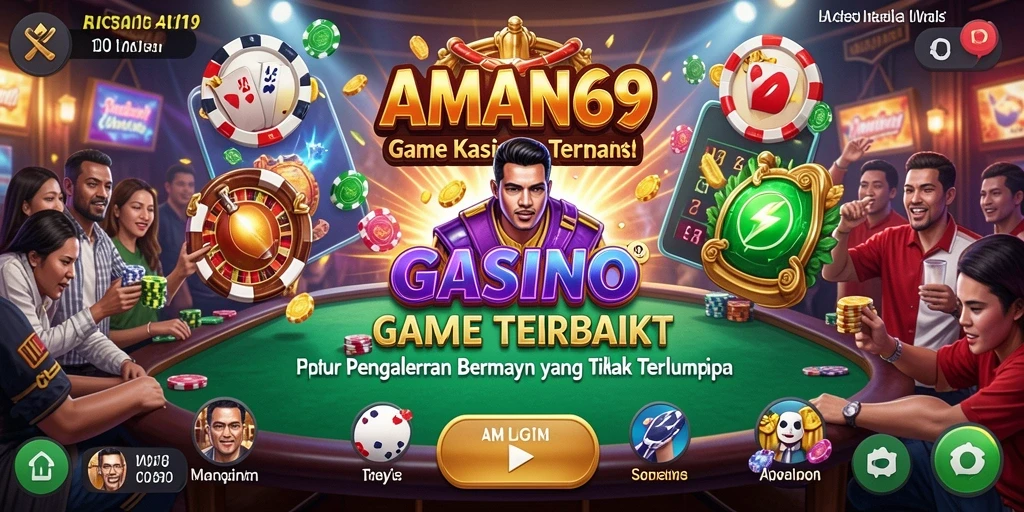Gameplay menarik dari AMAN69 dengan fitur kasino yang seru.