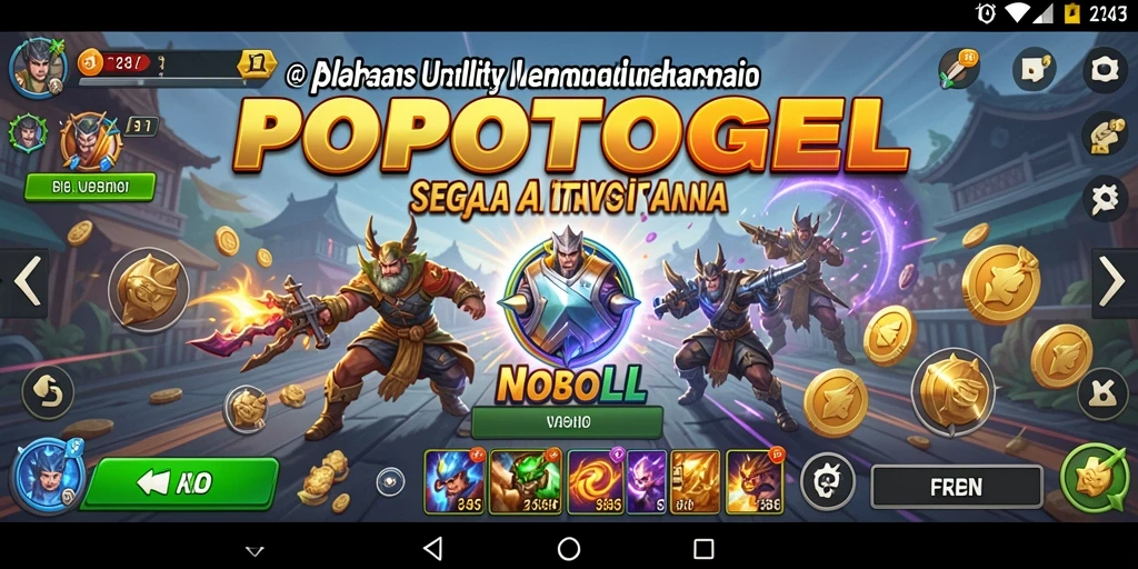 Tampilan utama <strong>POPOTOGEL</strong> yang menunjukkan fitur utility yang beragam.