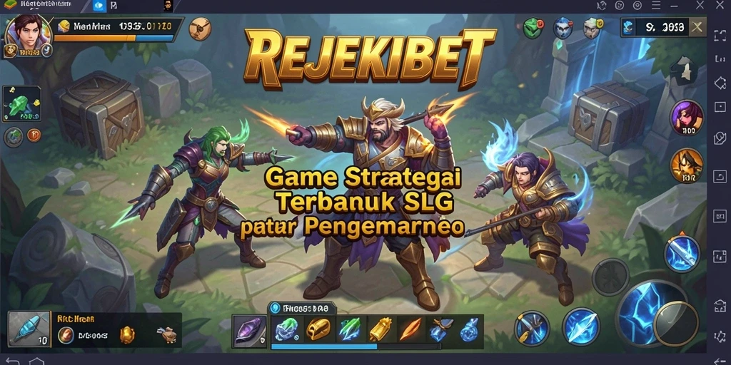 Tampilan gameplay yang menawan dan strategis di REJEKIBET.