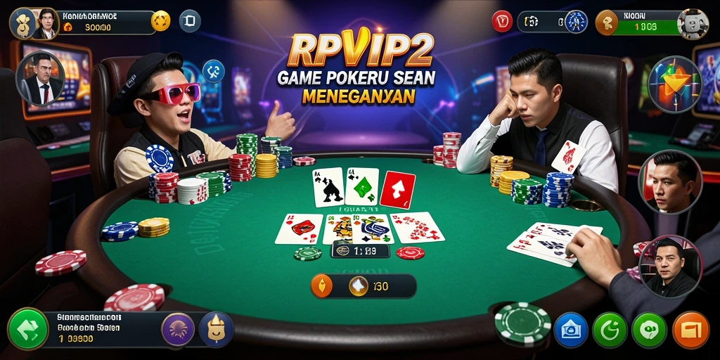 Tampilan permainan poker yang menarik di RPVIP2.