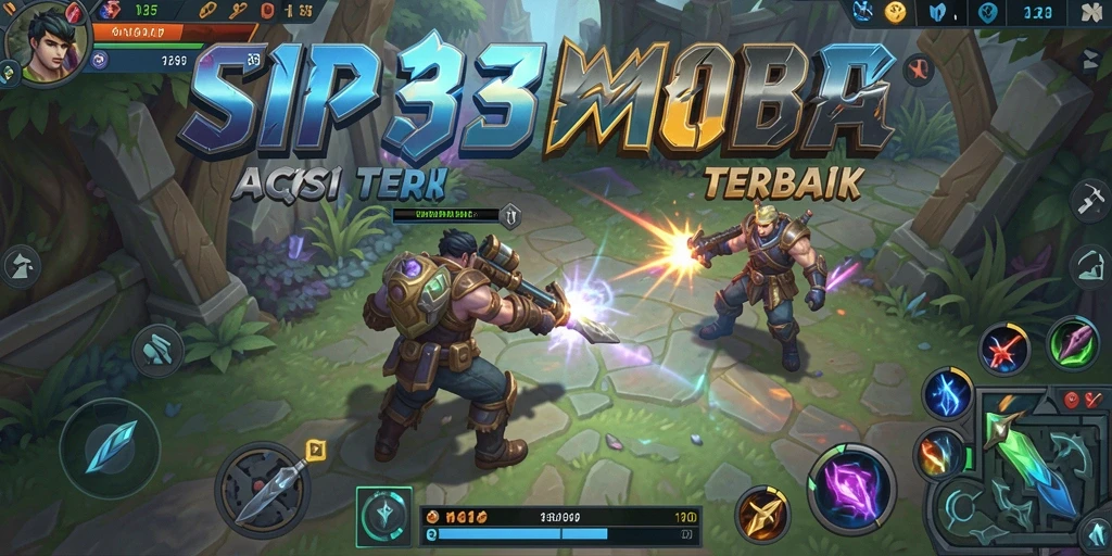 Tampilan gameplay seru dalam SIP33 dengan pertempuran tim yang intens.