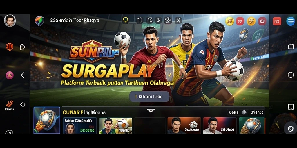 Tampilan menarik dari gameplay taruhan olahraga di SURGAPLAY.