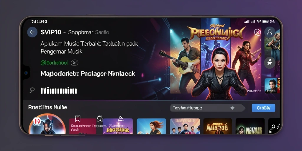 Tampilan gameplay utama <strong>SVIP10</strong> menampilkan pengguna yang menikmati musik secara interaktif.
