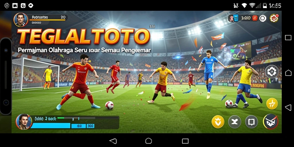 Tampilan utama gameplay TEGALTOTO dengan aksi seru dalam olahraga.