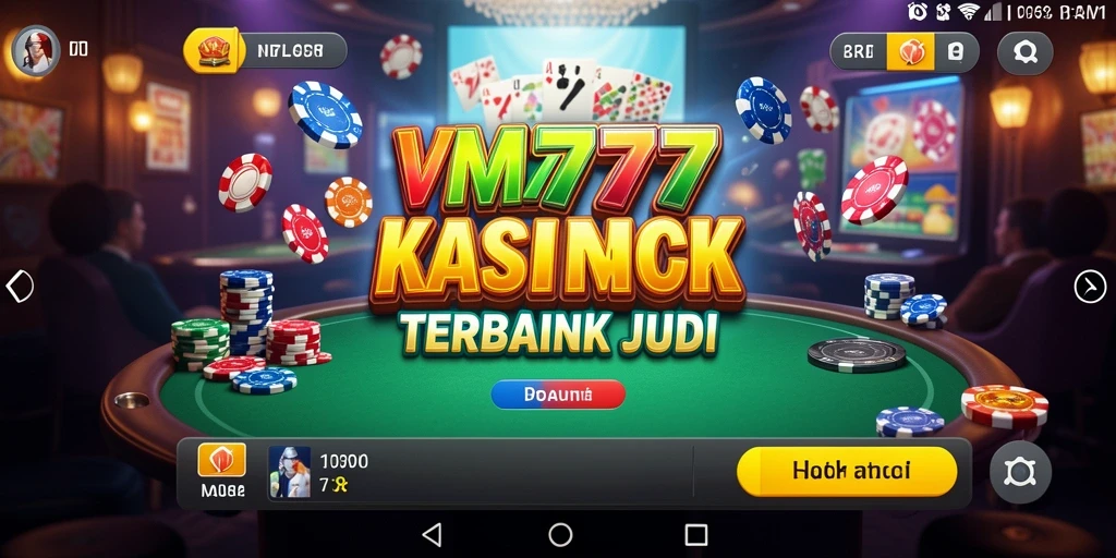 Screenshot VM777 menampilkan gameplay Kasino yang mengasyikkan dan interaktif.