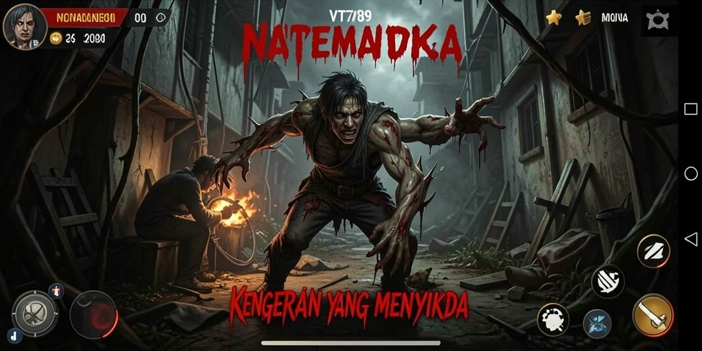 Gameplay menakutkan dalam VT789, menjelajahi kegelapan yang mencekam.